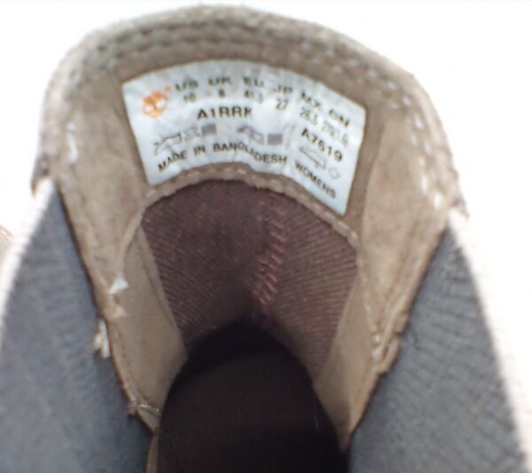 Timberland Courmayeur Valley Celsea Ladies Taupe Nubuck Boots A1RRK Size 10 - Image 5