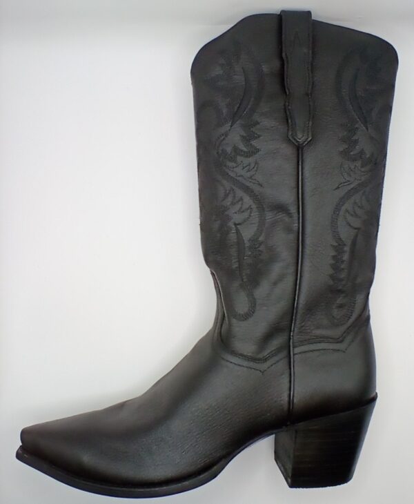 Dan Post Ladies Black Leather Western Boots DP3200 Size 11m - Image 6
