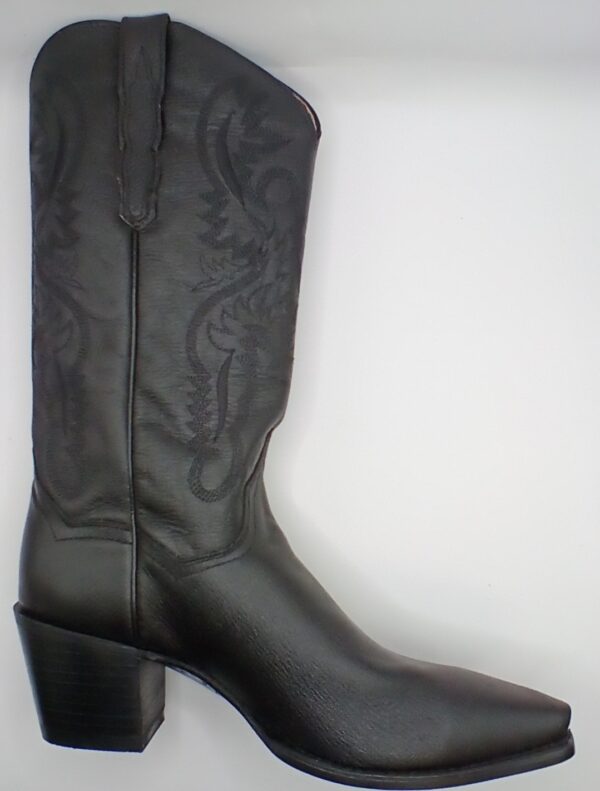 Dan Post Ladies Black Leather Western Boots DP3200 Size 11m - Image 5
