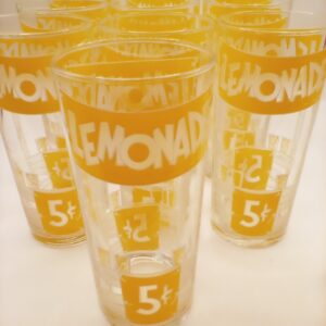 Vintage Culver Lemonade Stand Highball Glasses