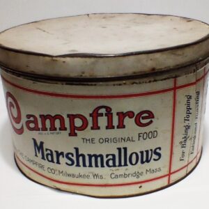 Antique Campfire Marshmallow Tin