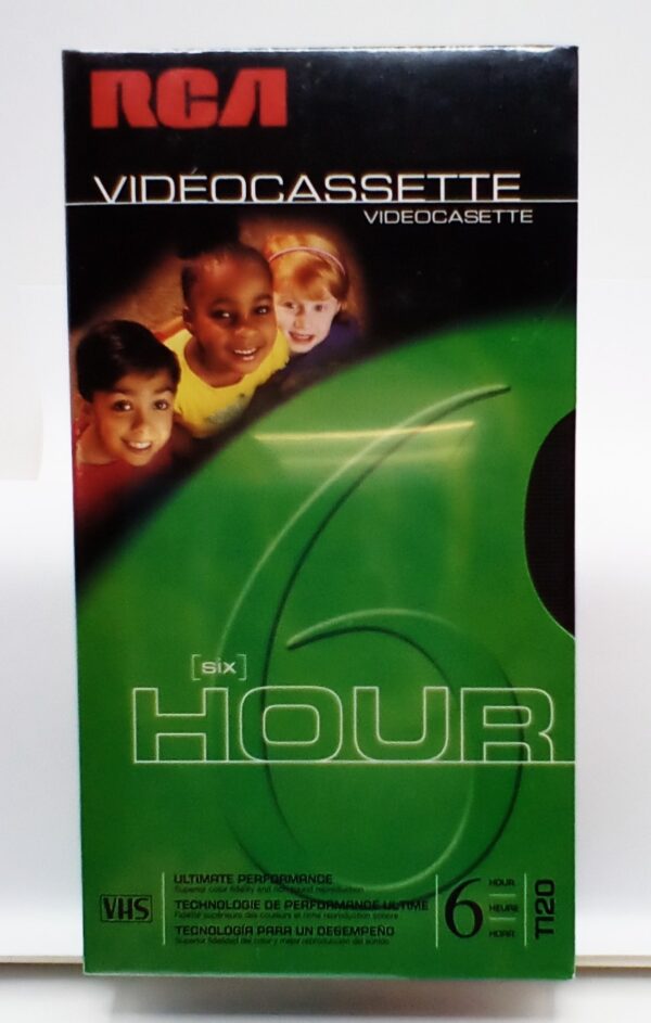 RCA T120 Six Hour Factory SEALED Blank VHS Tape