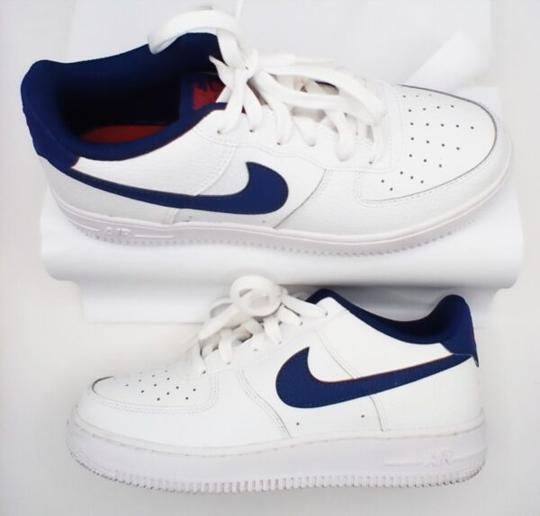 Nike Air Force 1 Red White & Blue Shoes Kid's Size 5.5Y CT3839-101 - Image 3