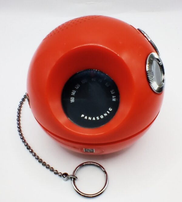 Vintage Red Panasonic Panapet Transitor AM Radio Model R-70 In Working Condition