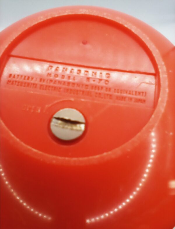 Vintage Red Panasonic Panapet Transitor AM Radio Model R-70 In Working Condition - Image 5