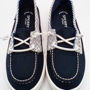 Sperry Navy Top Sider Shoes with Memory Foam STS84963 Womens Size 8.5