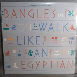 Bangles Walk Like An Egyptian 12_ Single Extended Dance Mixes Columbia Records 44-05935 LP