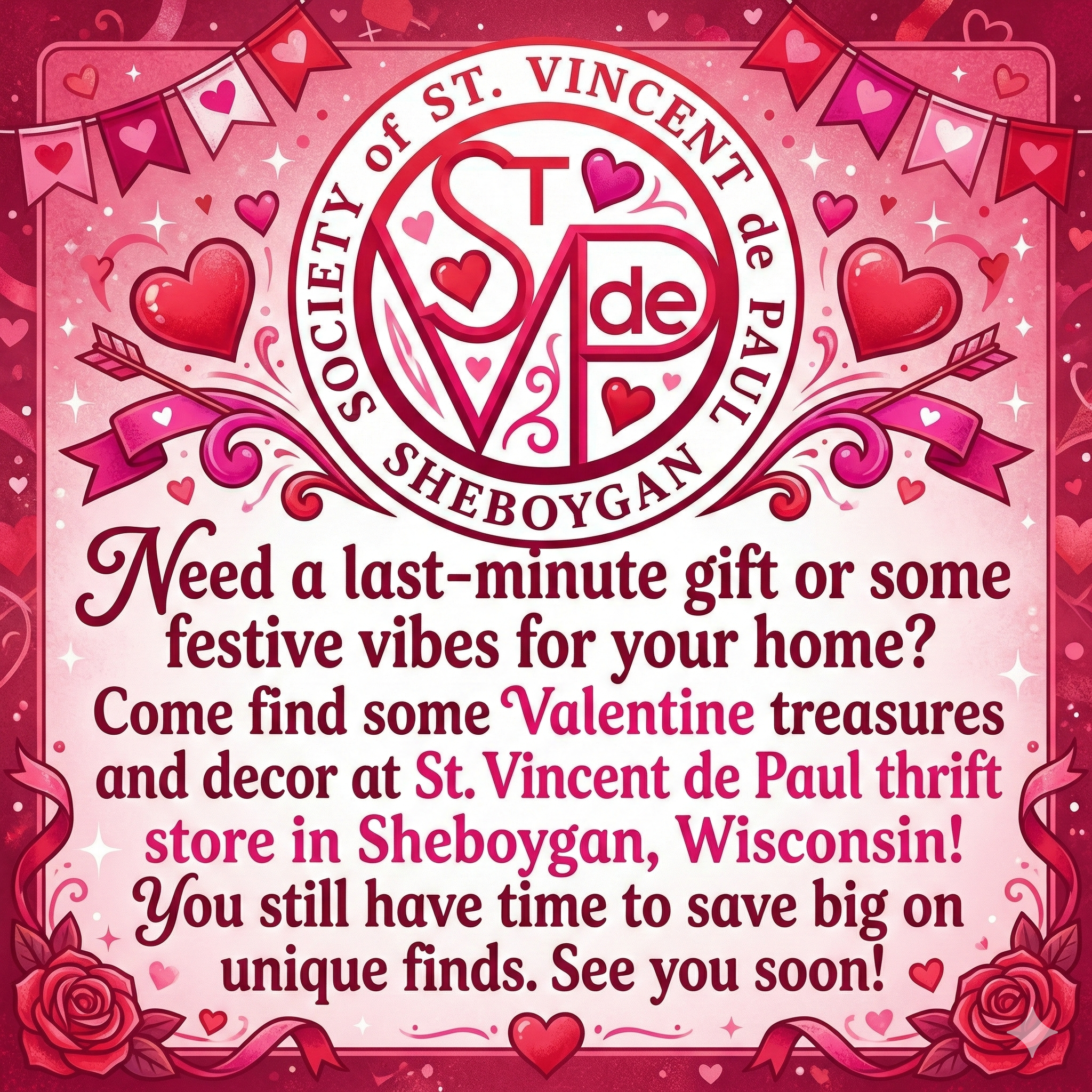 SVDP Valentines Finds