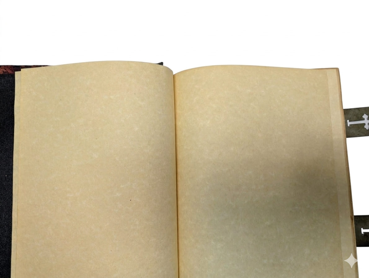 Antique 1892 Catholic Family Bible: Douay-Rheims, Haydock Illustrated, Sculpted Leather, Metal Clasps - Image 5